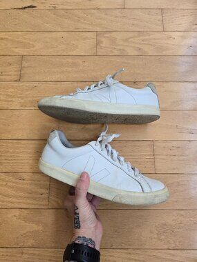 Veja | Esplar cream leather minimalist sporty sneakers | WMS 8